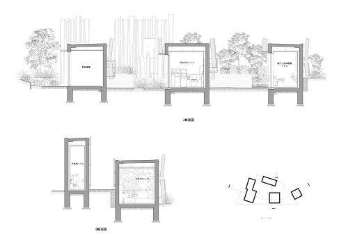 鍋島松濤公園トイレの断面図(資料:大和ハウス工業)