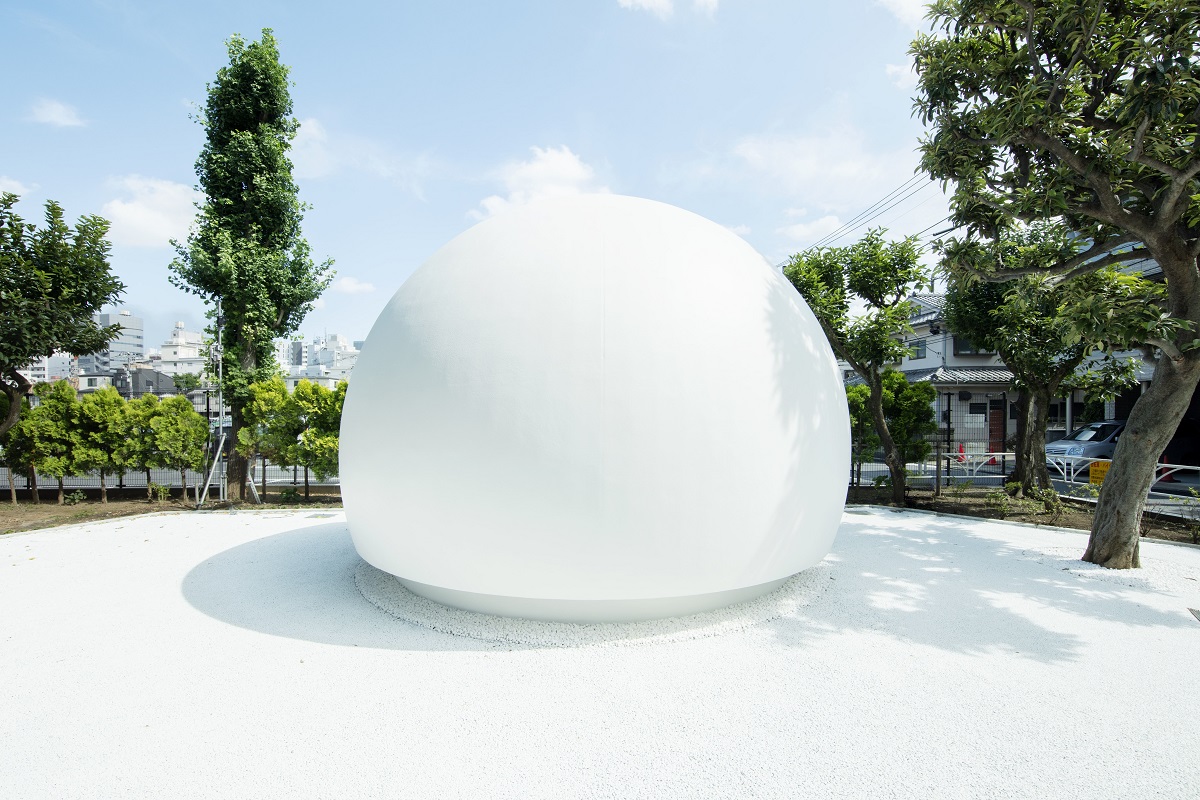 トイレは幡ケ谷にある七号通り公園の中にある（写真：永禮 賢、提供：日本財団）