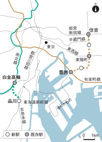 ■都内地下鉄ネットワークが南東と南西で延伸