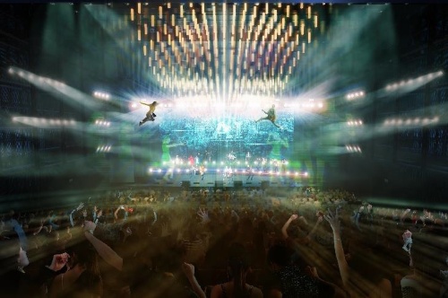 約1200席あるライブホール(資料:JR東日本)