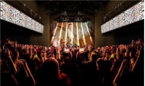 地下にできるライブ施設「Zepp Shinjuku （TOKYO）」（資料：東急、東急レクリエーション）