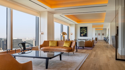 400m<sup>2</sup>を超えるブルガリ スイートは、幾つもの部屋が連続する(写真:Bulgari Hotels & Resorts)