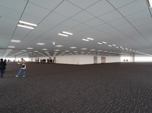 SHIBUYAタワー37階のオフィスフロア(写真:日経クロステック)