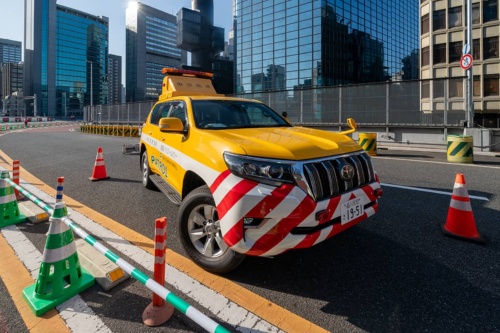「東京高速」と書かれたパトロールカーを見ることができるのは今だけ(写真:大上祐史)