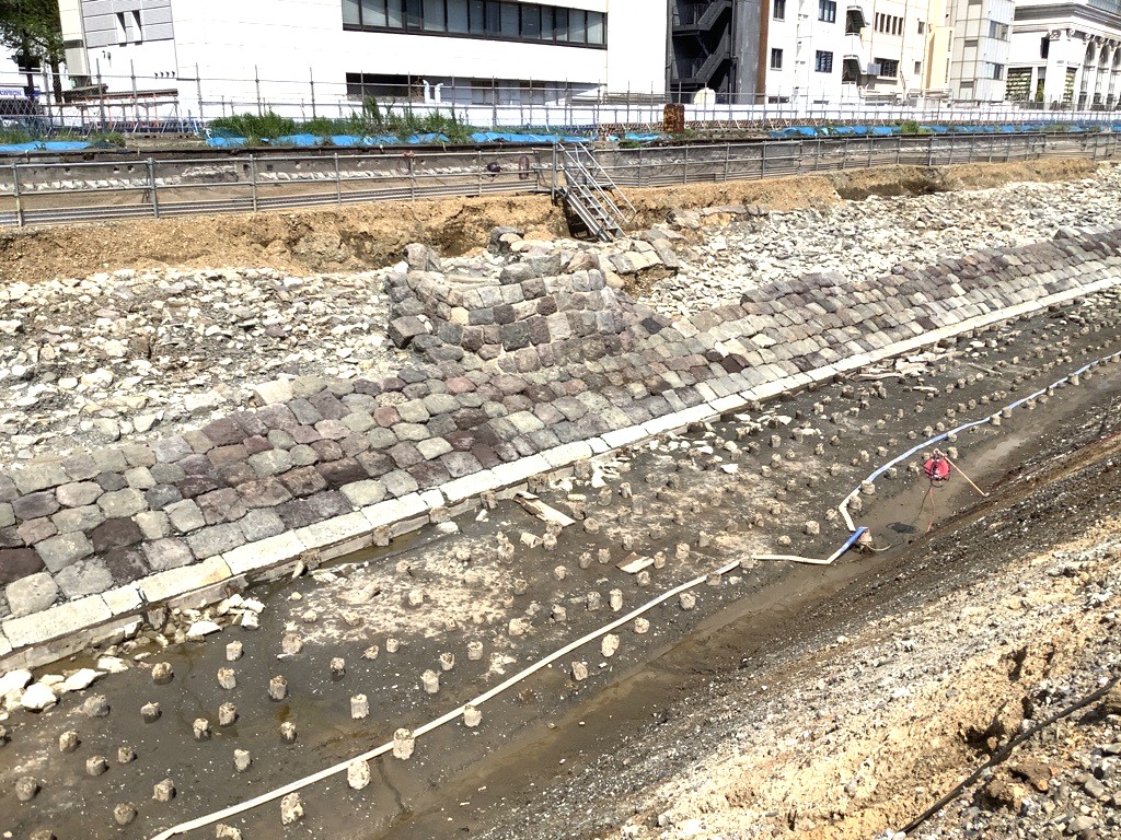 出土した「公園部」の一部（写真：JR東日本）