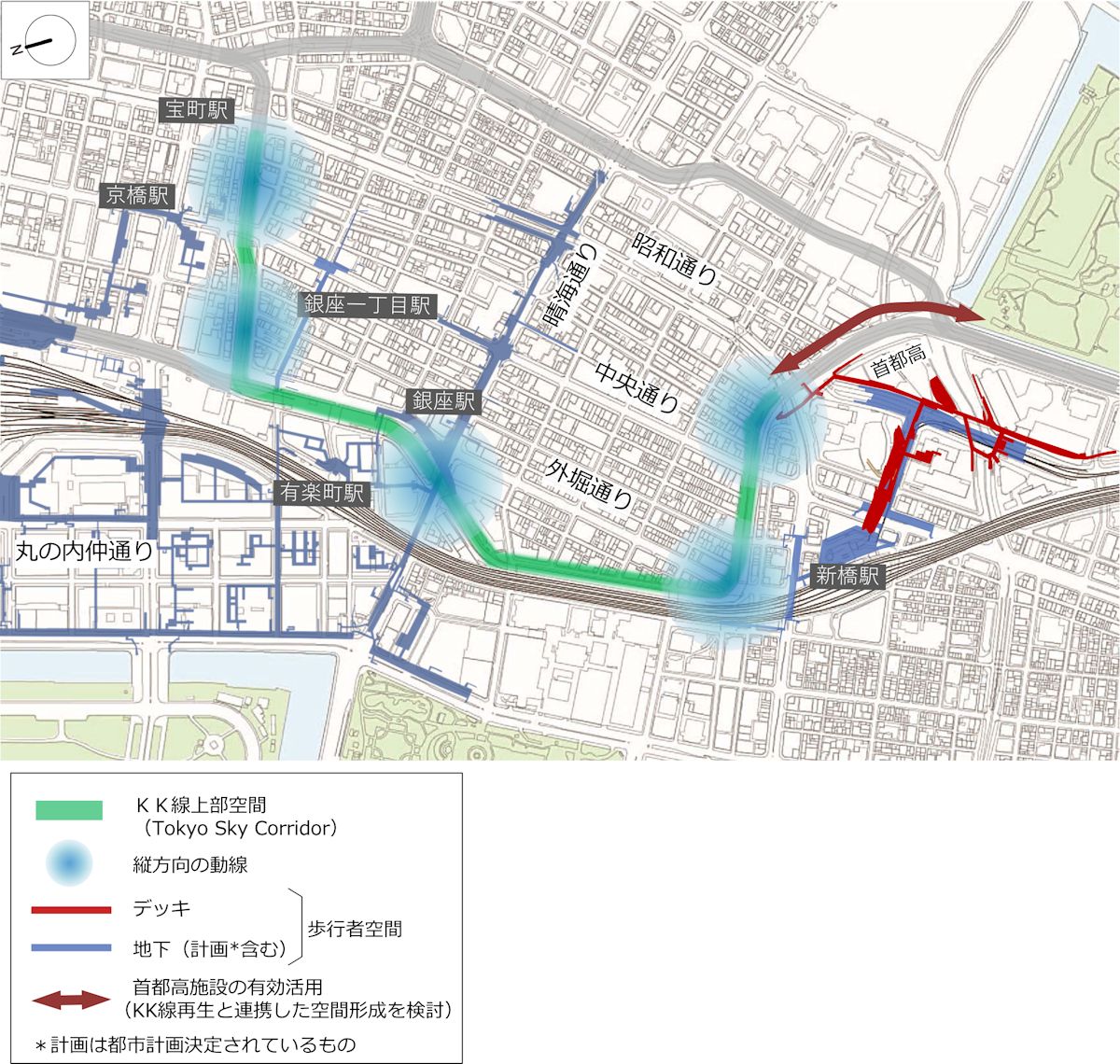 銀座囲むKK線が2025年4月廃止、首都高地下化のトンネル工事着手（2ページ目） | 日経クロステック（xTECH）