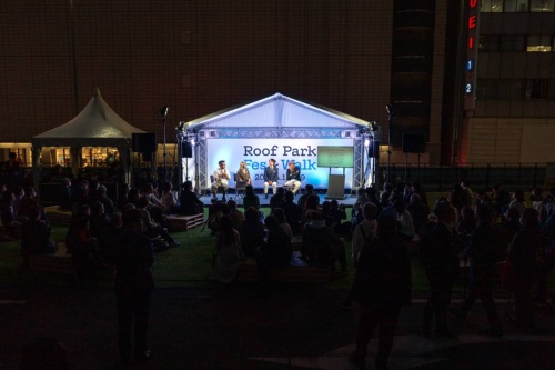 齋藤精一氏、入川ひでと氏、藤原よしお氏、田中元子氏によるトークセッション(写真:大上 祐史)