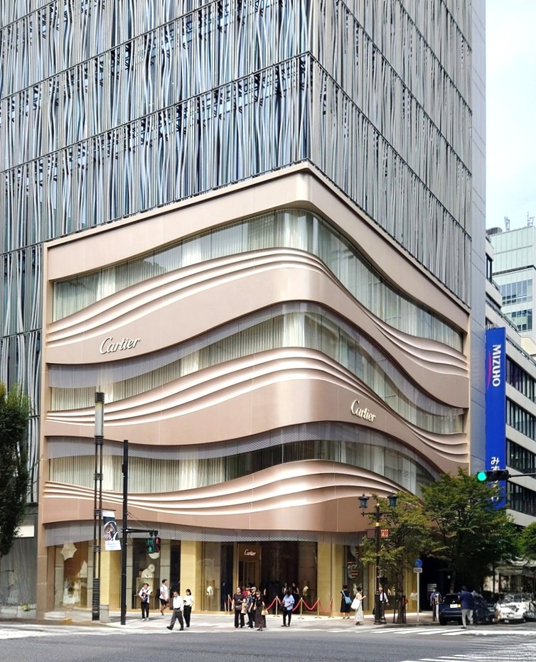 ティファニーやカルティエ、AppleにJINS、銀座の新陳代謝に青木淳氏や