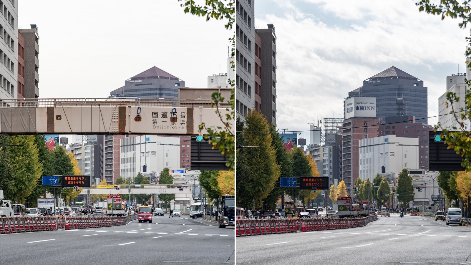 品川駅西口大改造、2つの歩道橋同時撤去　国道上空に巨大駅前広場と環状4号