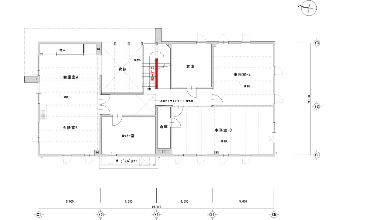 3階平面図（資料：加藤設計）