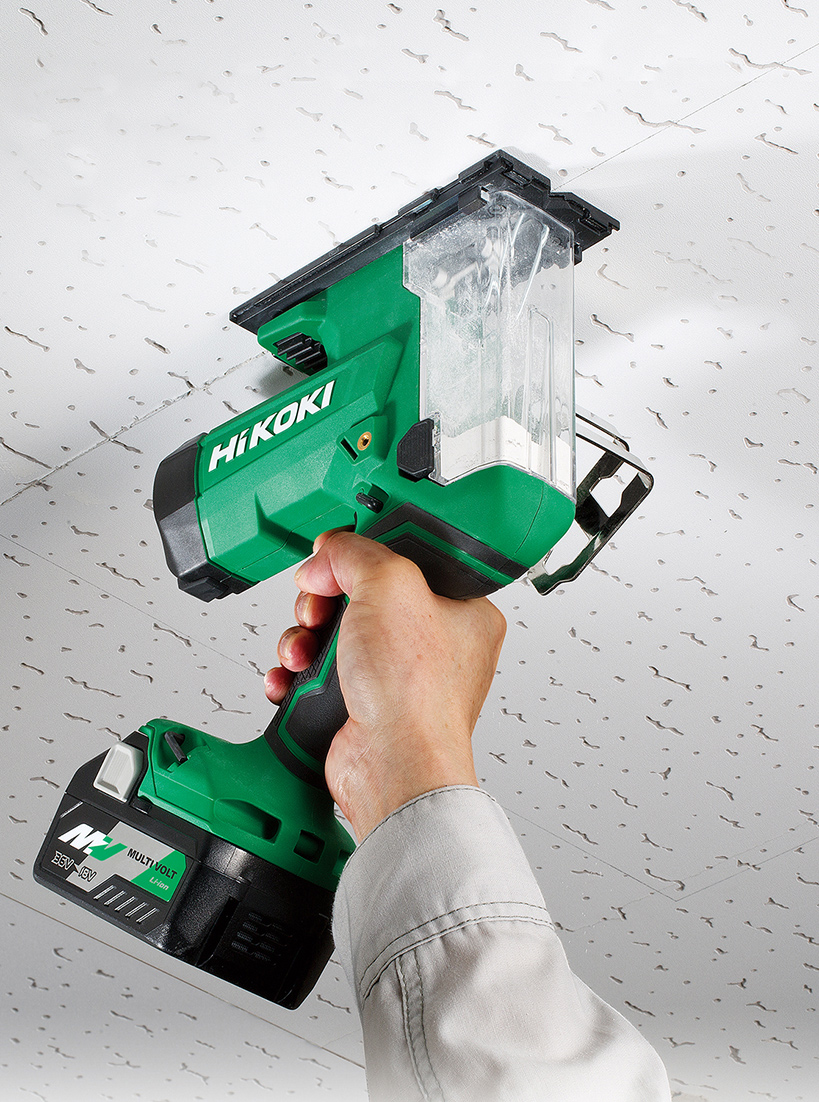 上向きの天井開口作業を楽にできるボードカッター | 日経クロステック