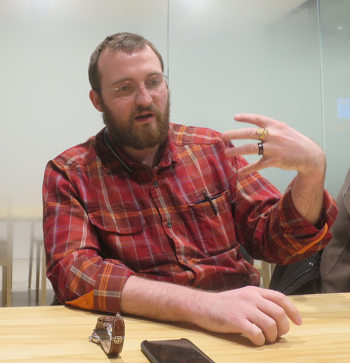 香港Input Output（IOHK）創業者CEO（最高経営責任者）のチャールズ・ホスキンソン氏