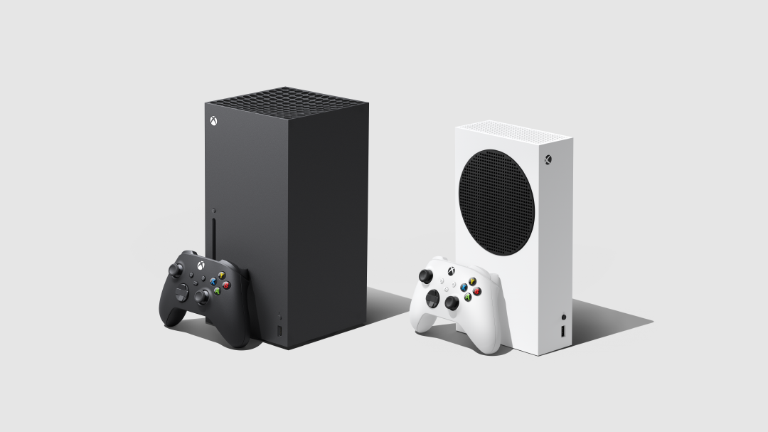 Microsoftの次世代ゲーム機「Xbox Series X」（左）と「Xbox Series S」
