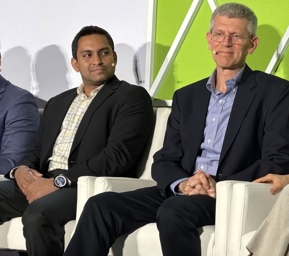 左からドイツBosch（ボッシュ）のAuston Payyappilly氏、米Ford Motor（フォード）のBryan Goodman氏