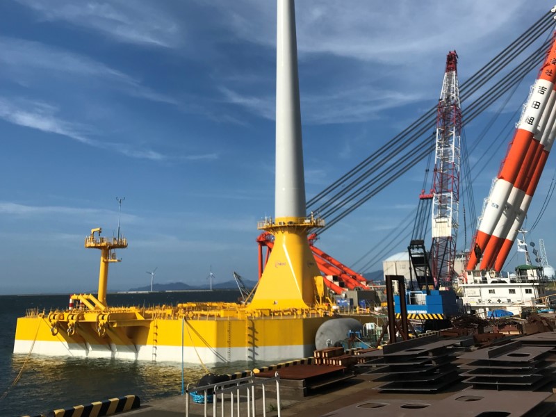 浮体式の実用化が7年前倒しへ　日立造船が一気にコスト4割減