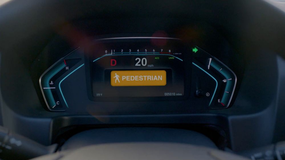 図2　運転者に対する警告メッセージの表示