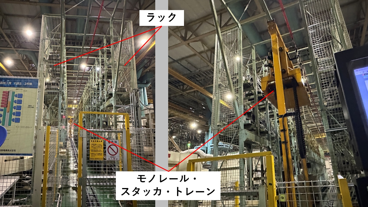 図5　FMSのラック