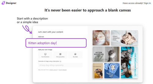 Microsoft Designerの説明