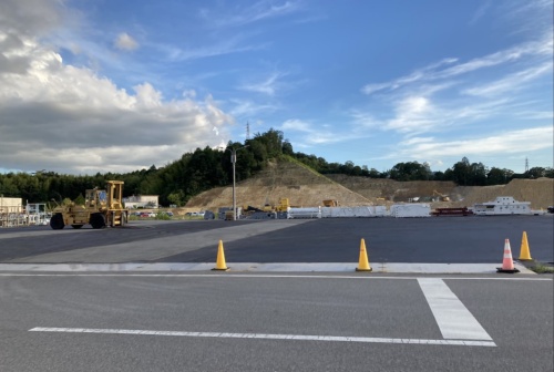 日本電産マシンツールの敷地にある山