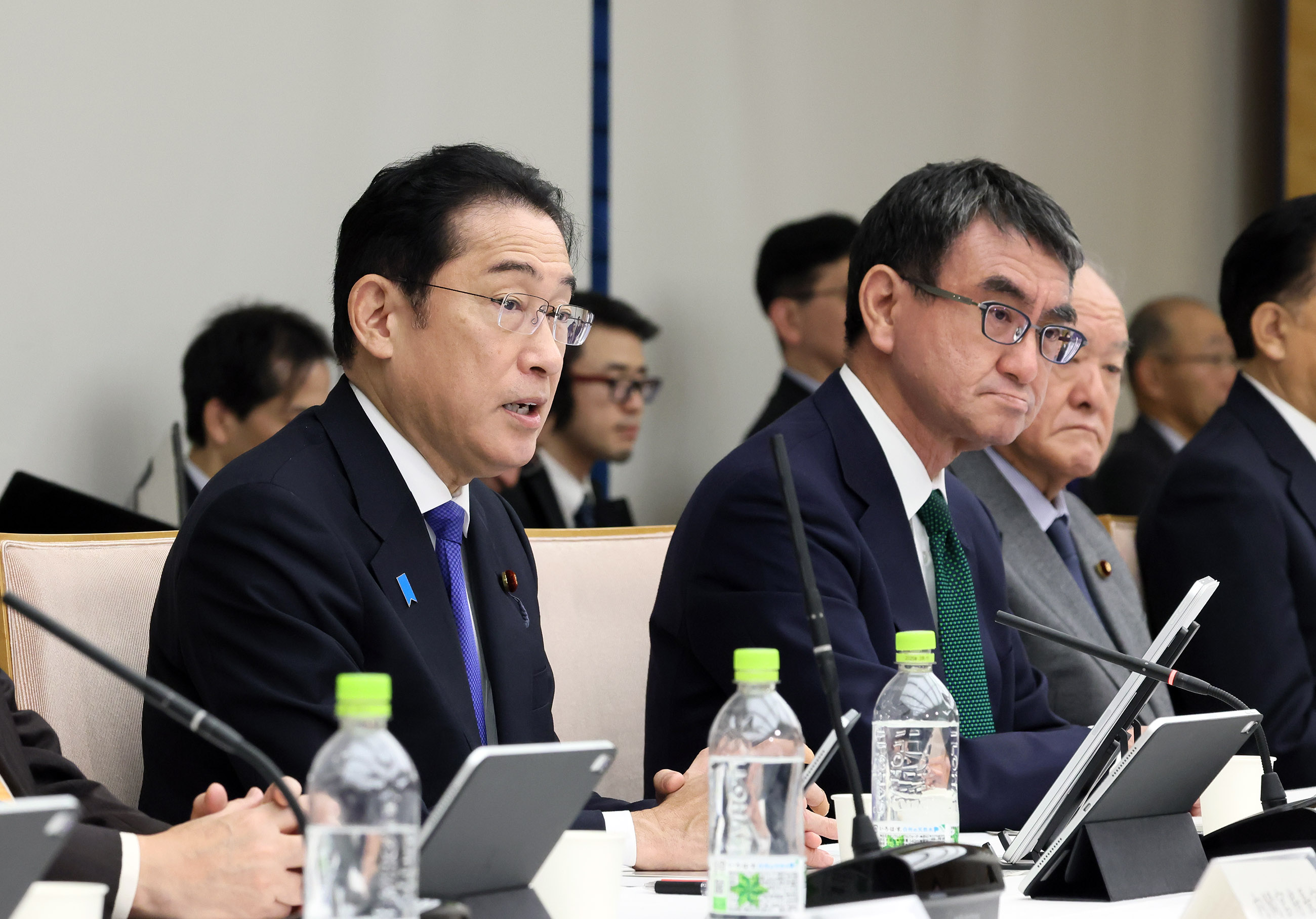 デジタル行財政改革会議のとりまとめを行う岸田文雄首相