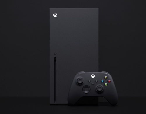 「Xbox Series X」の本体とコントローラー