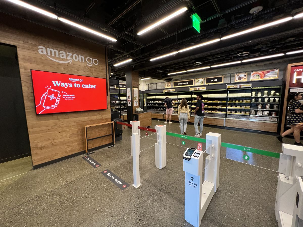 Amazon Goの店舗内