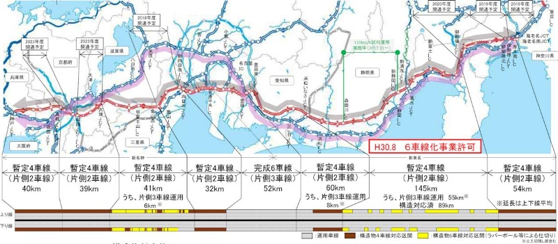 新東名の静岡区間を6車線化 事業費900億円 日経クロステック Xtech 新東名の静岡区間を6車線化 事業費900億円 日経クロステック Xtech