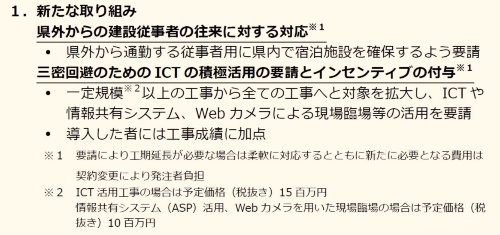 新型コロナウイルス対策の新たな取り組み(資料:和歌山県)
