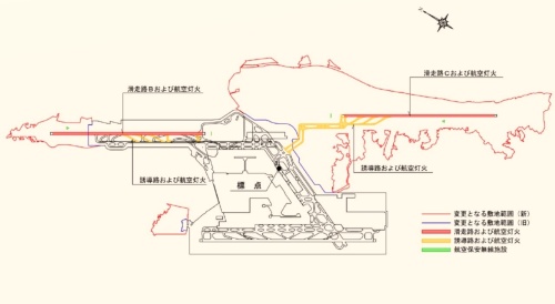 成田空港の機能強化の概要（資料：成田国際空港会社）