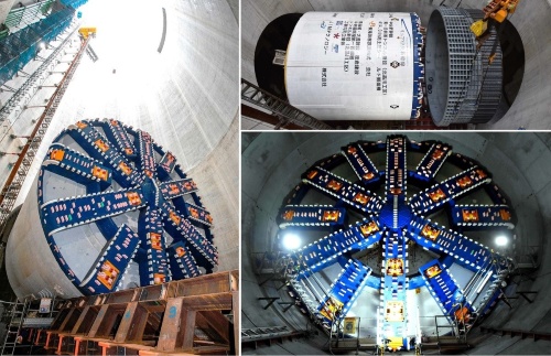 北品川工区のシールド機(写真:JR東海)