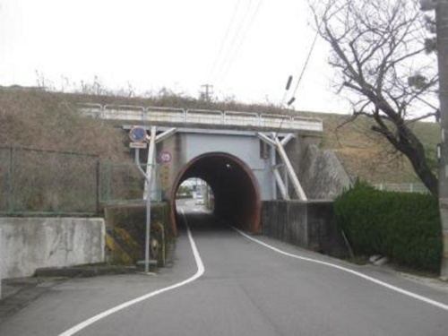 天神川の下を通るトンネルの工事着手前の様子（写真：伊丹市）