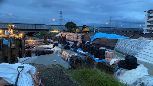 被災直後の様子(写真:伊丹市)