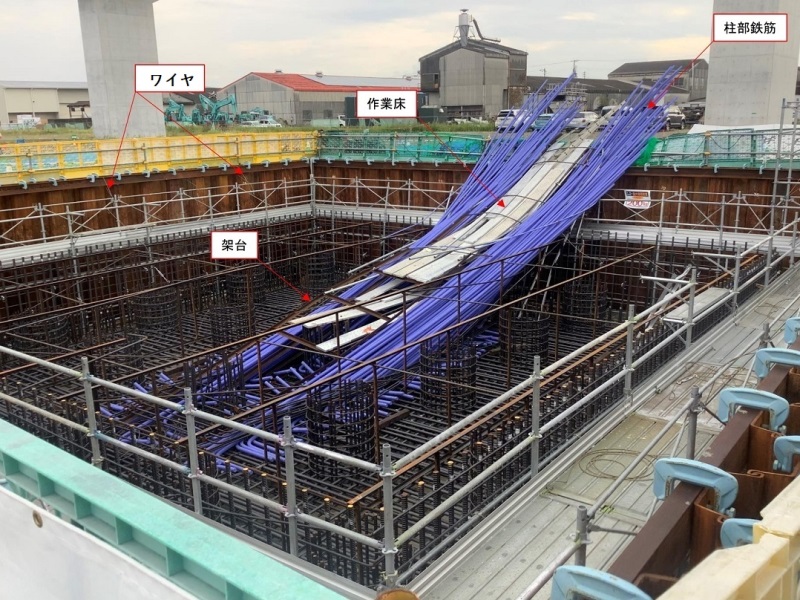 橋脚工事で鉄筋142本倒壊し4人死傷、施工者が指名停止