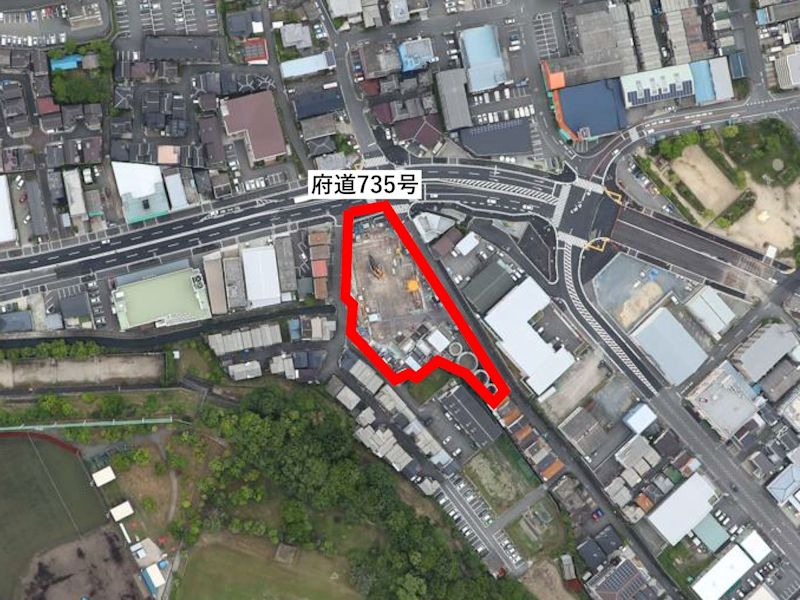 新名神の現場で高さ30mの杭打ち機転倒、清水建設JVの枚方トンネル工事