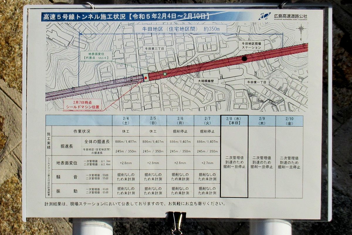 広島高速の工事中断は不要だったか 提訴した大林組JV、隆起は許容値と