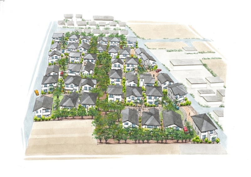戸建て住宅と雑木林を一体開発 大手8社が共同参加 日経クロステック Xtech