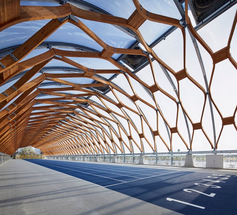 19年建築学会賞に Etfe 集成材 のランニング場 日経クロステック Xtech