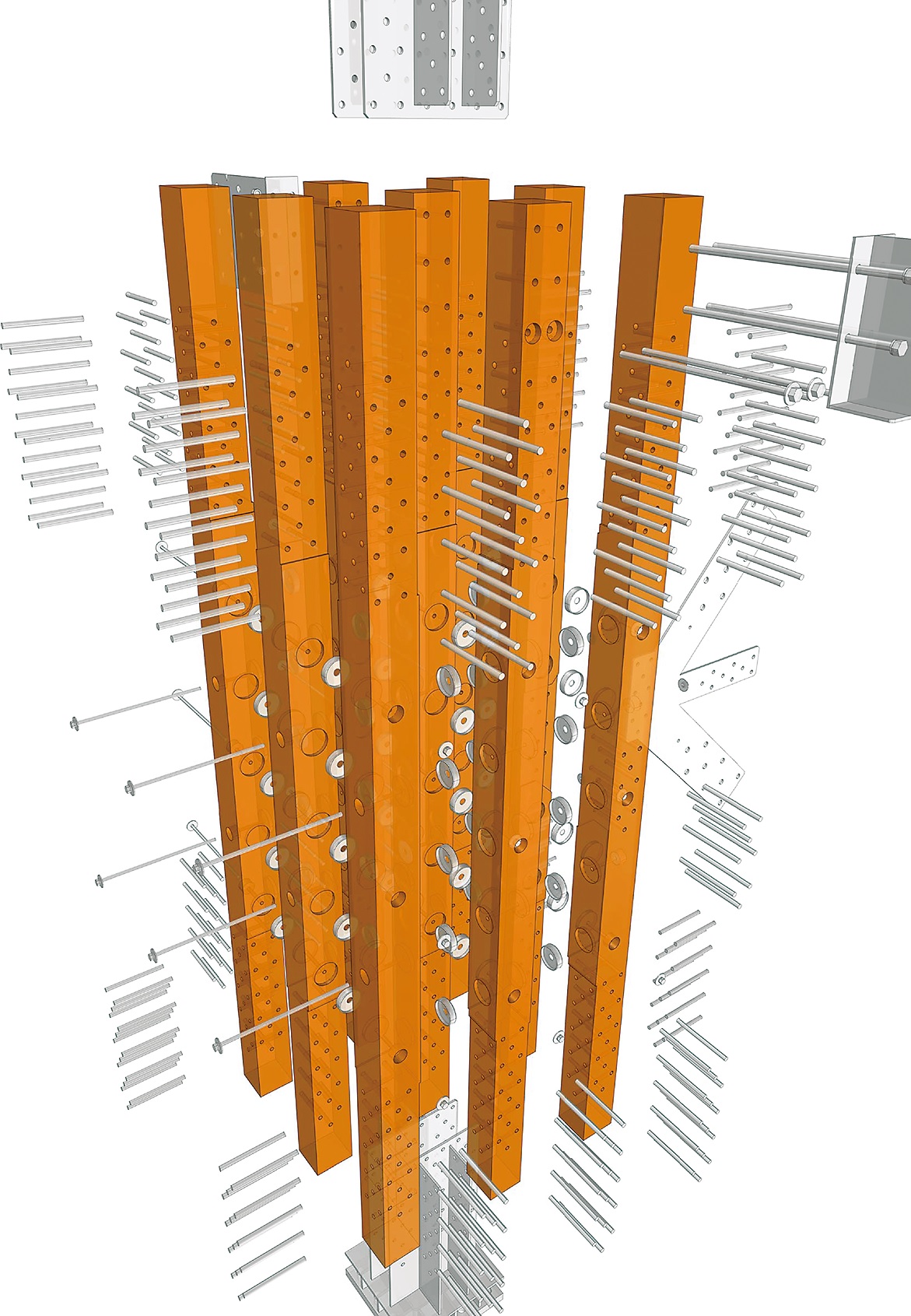 国内初の7階建て 純木造ビル を徹底解剖 束ね柱で脱炭素の旗手に 日経クロステック Xtech