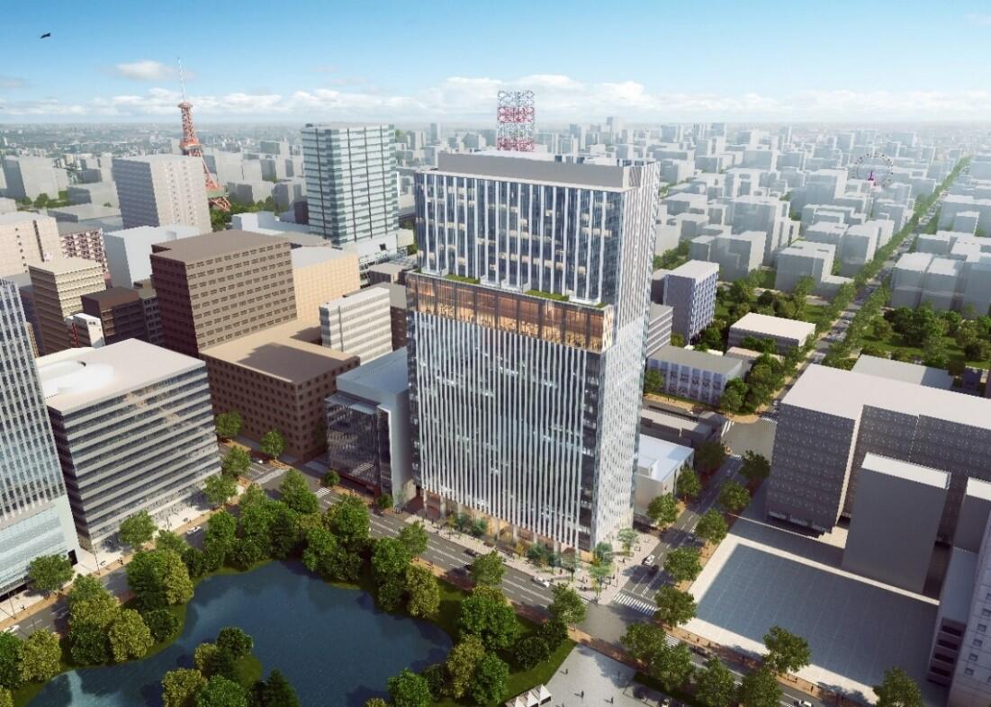 「（仮称）札幌北1西5計画」の完成予想パース（出所：NTT都市開発）