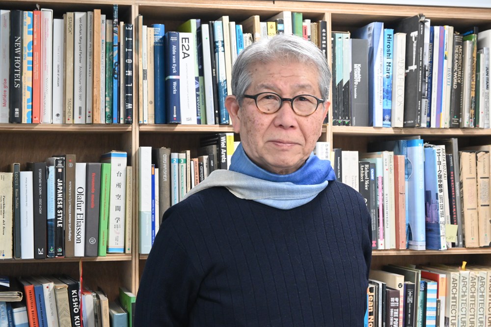 2024年プリツカー建築賞を受賞した山本理顕氏。1945年生まれ（写真：日経アーキテクチュア）