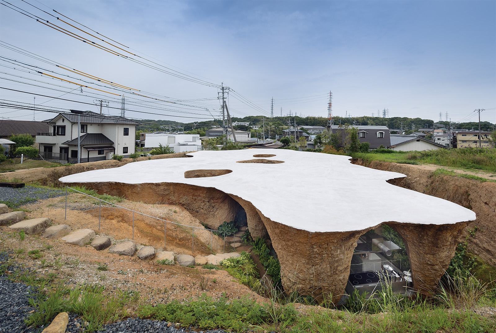山口県宇部市にある「House＆Restaurant」（写真：吉田 誠）