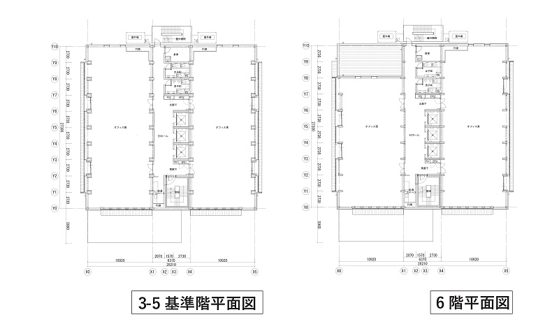 3～6階の平面図（出所：AQ Group）