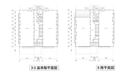 3~6階の平面図(出所:AQ Group)