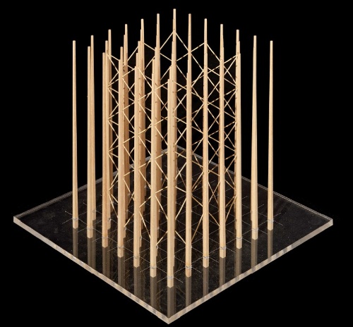 木立のような木造柱のイメージ(出所:RPBW、三菱地所設計)