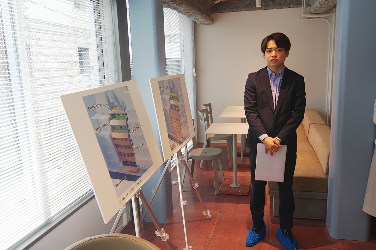 東急不動産都市事業ユニット開発企画本部開発第二部事業企画グループの萩原孝亮氏（写真：日経クロステック）