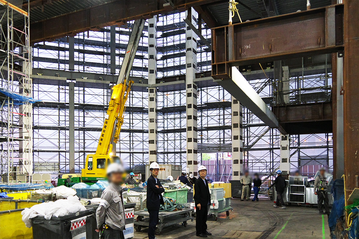 大阪の150mタワー「淀屋橋ステーションワン」、25年5月の竣工目指す駅