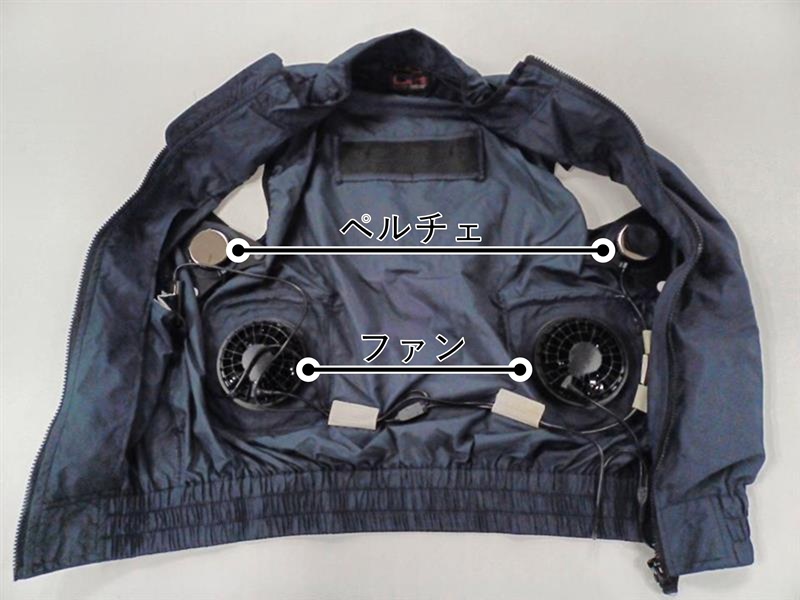 大東建託がペルチェとファンのダブル搭載ベスト開発、熱中症対策で重ね着を不要に