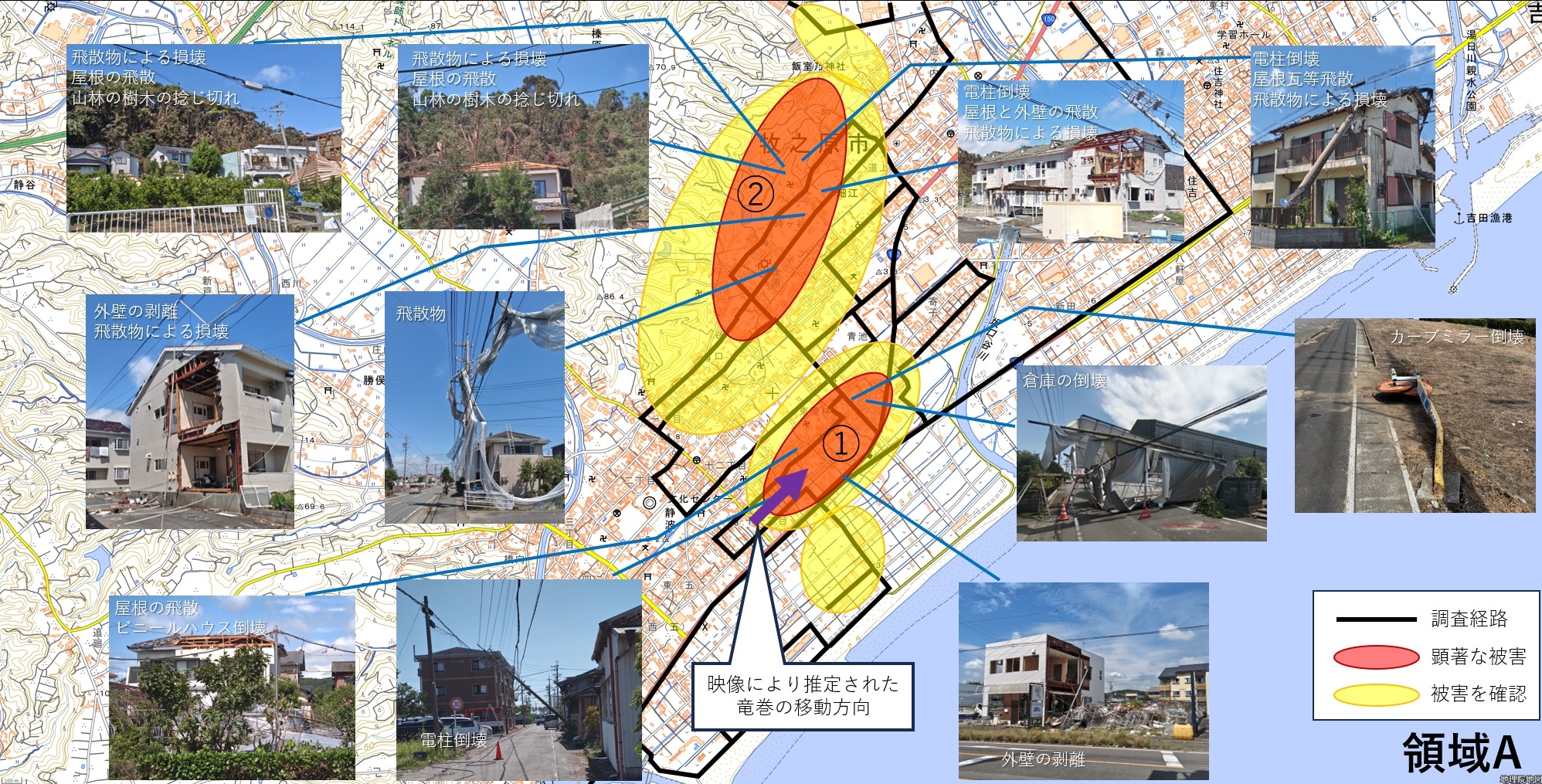 風速75mの竜巻で静岡県内に甚大な住宅被害、「国内最大規模」と気象庁