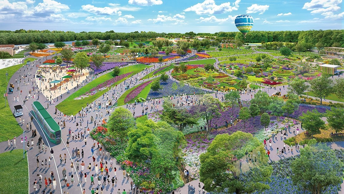 27年花博に鹿島・大林・竹中が出展、大阪・関西万博レガシー活用で訴求