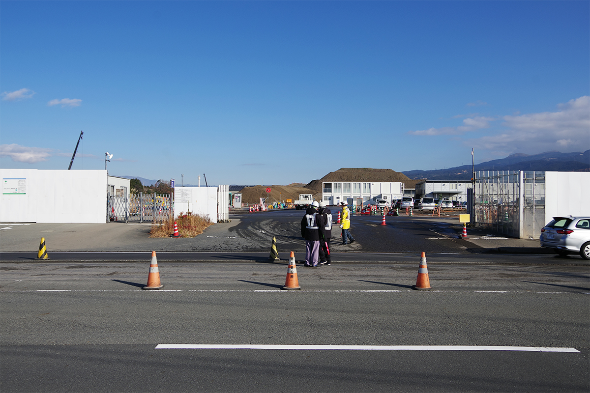 第2期エリアで進む造成工事（写真：日経クロステック）